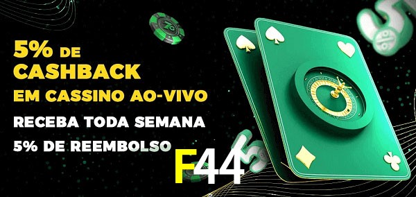 Promoções do cassino ao Vivo F44